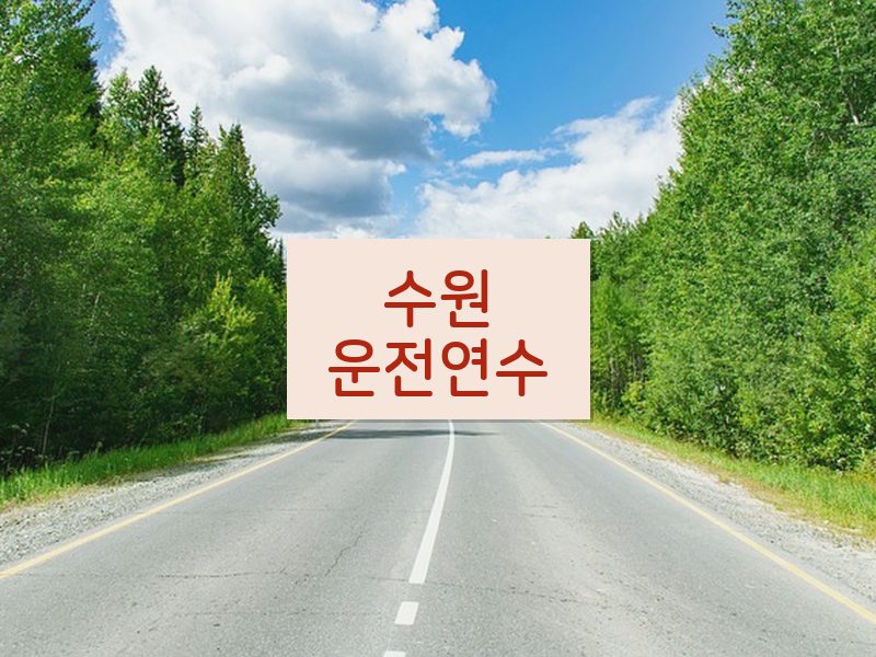 수원운전연수 후기