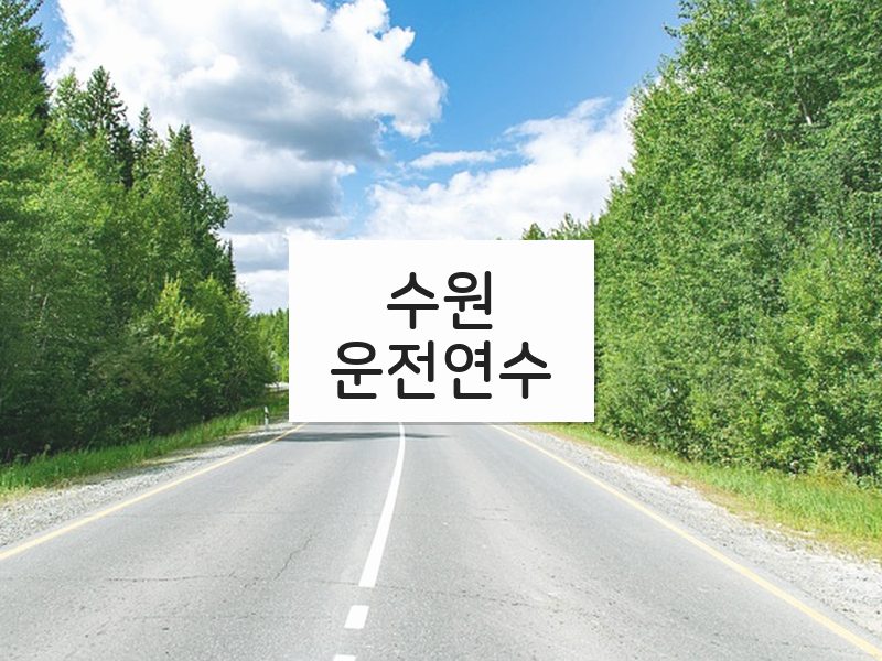 수원운전연수 후기