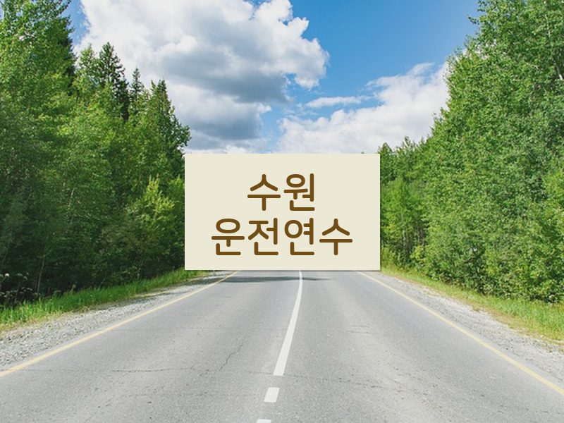수원운전연수 후기