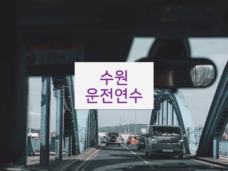 수원운전연수 후기
