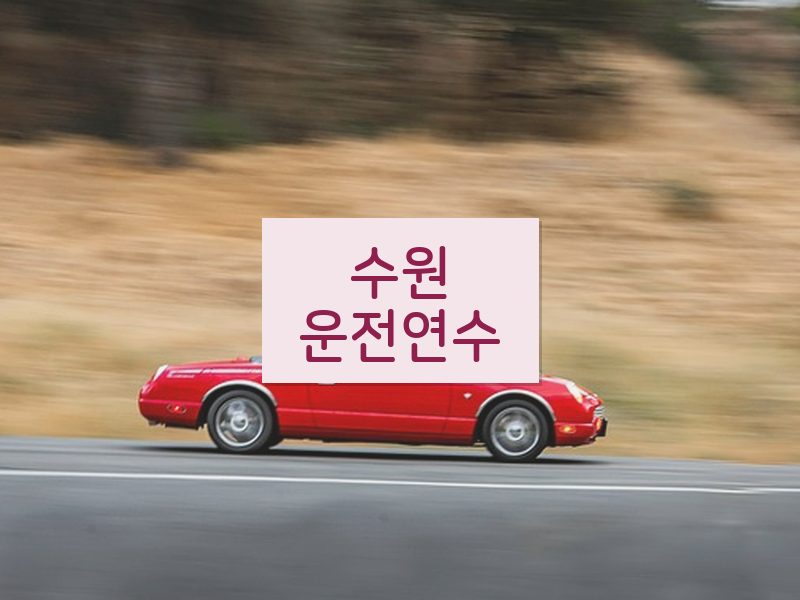 수원운전연수 후기
