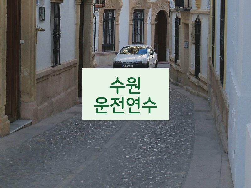 수원운전연수 후기