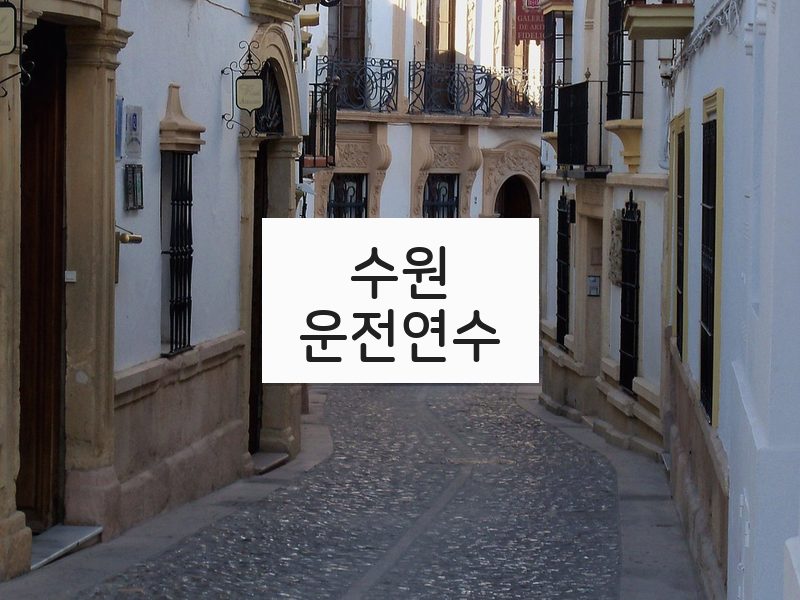 수원운전연수 후기