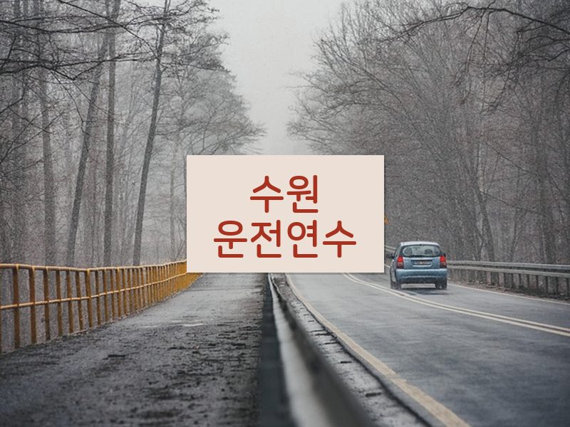 수원운전연수 후기