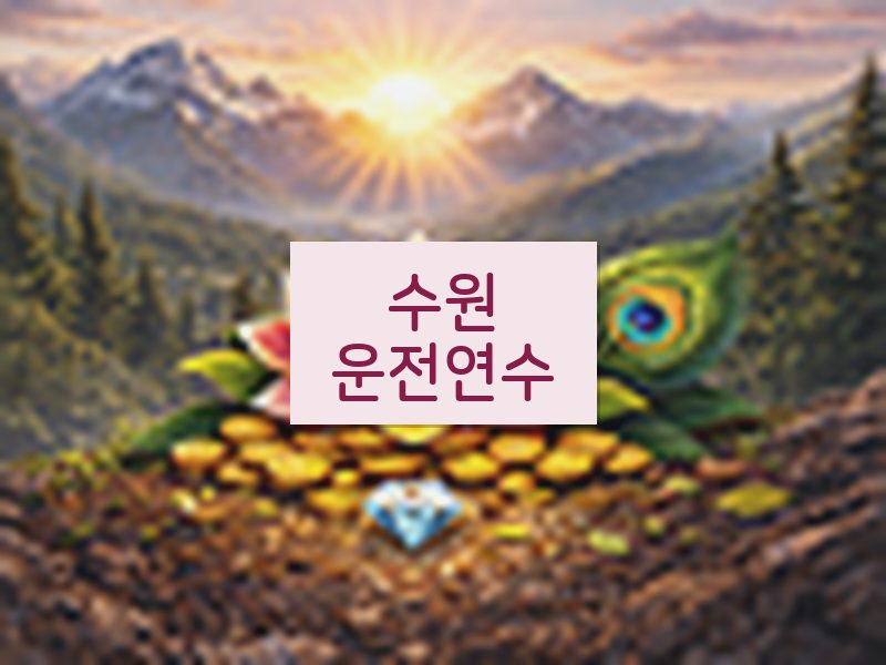 수원운전연수 후기