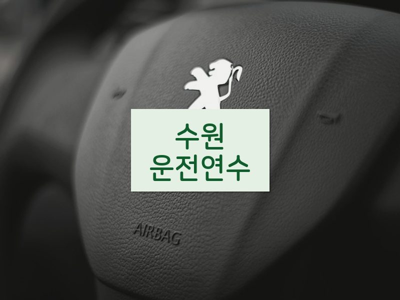수원운전연수 후기