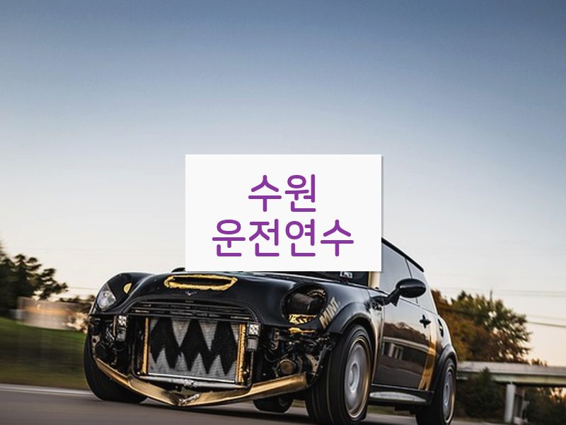 수원운전연수 후기