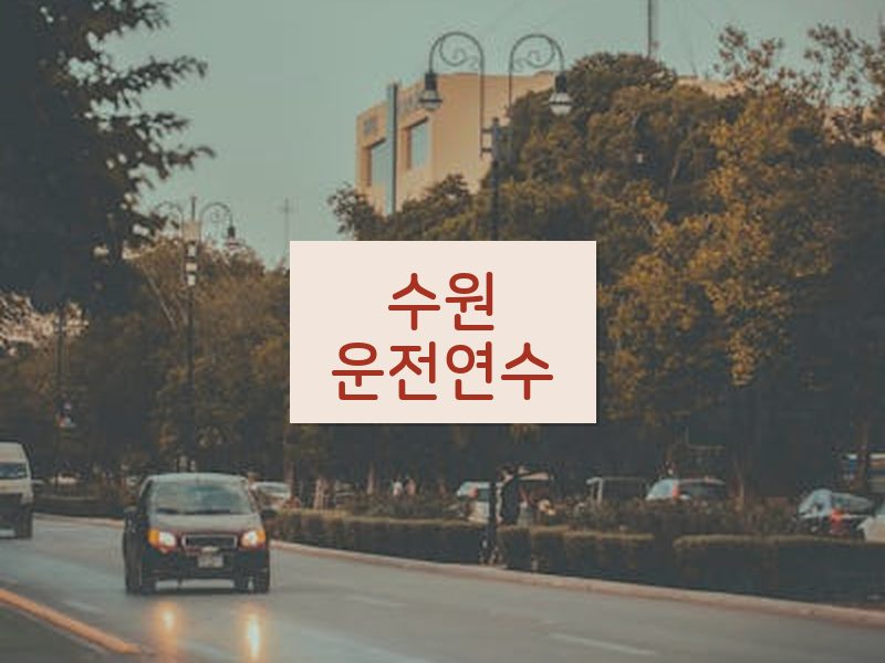 수원운전연수 후기