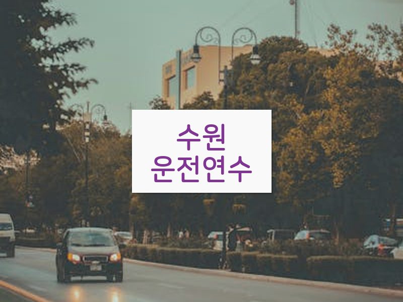 수원운전연수 후기