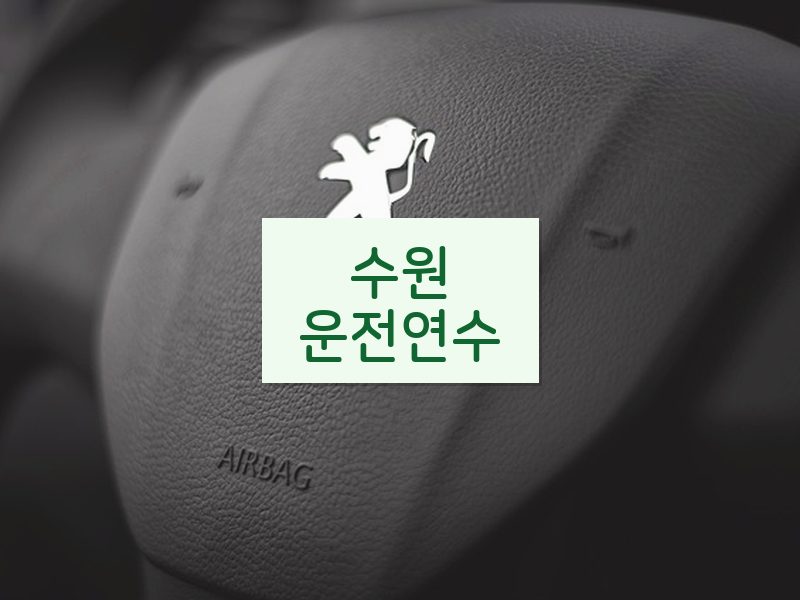 수원운전연수 후기
