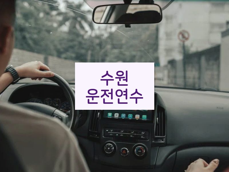 수원운전연수 후기