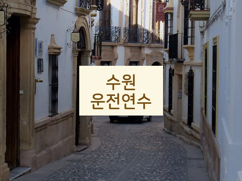 수원운전연수 후기