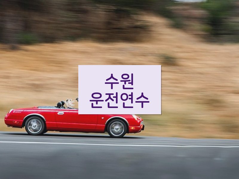 수원운전연수 후기