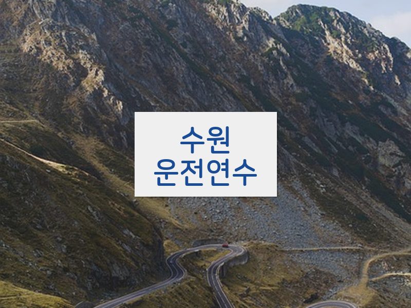 수원운전연수 후기