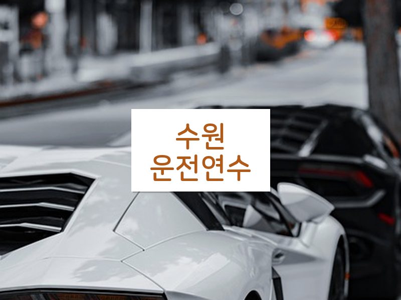 수원운전연수 후기
