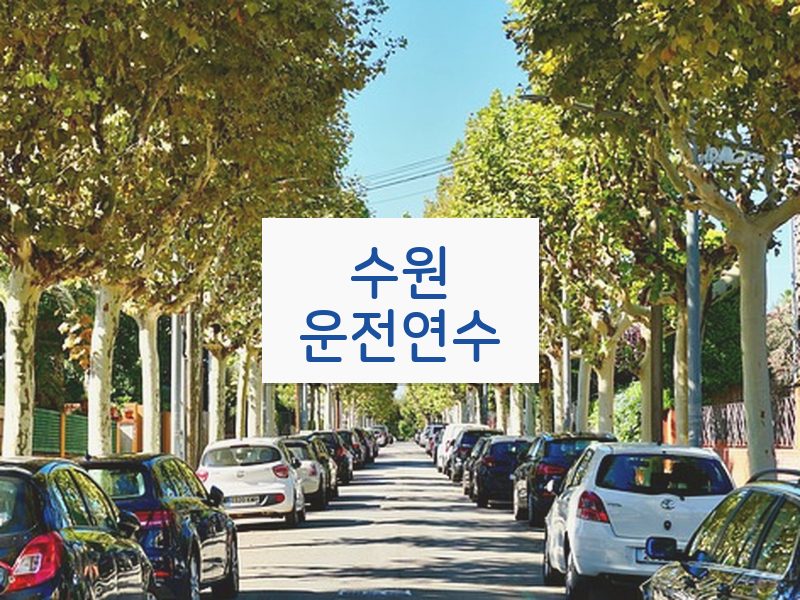수원운전연수 후기