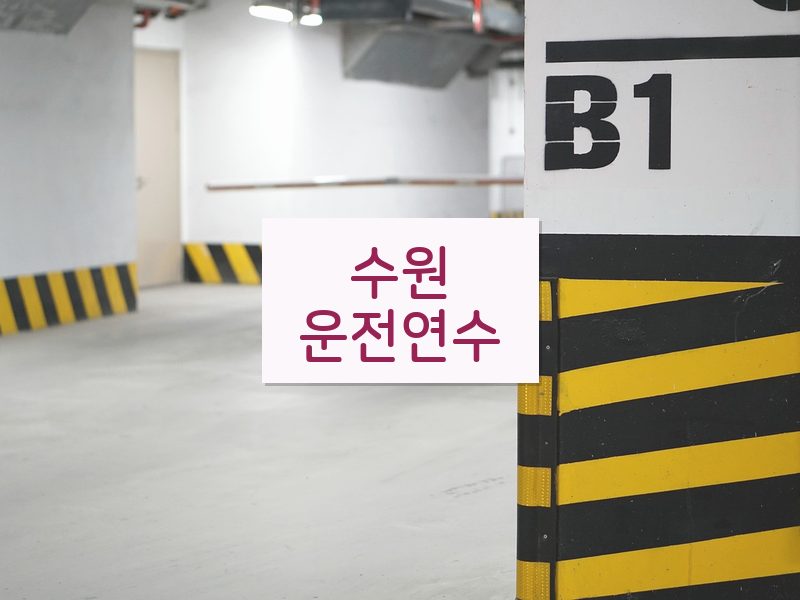 수원운전연수 후기