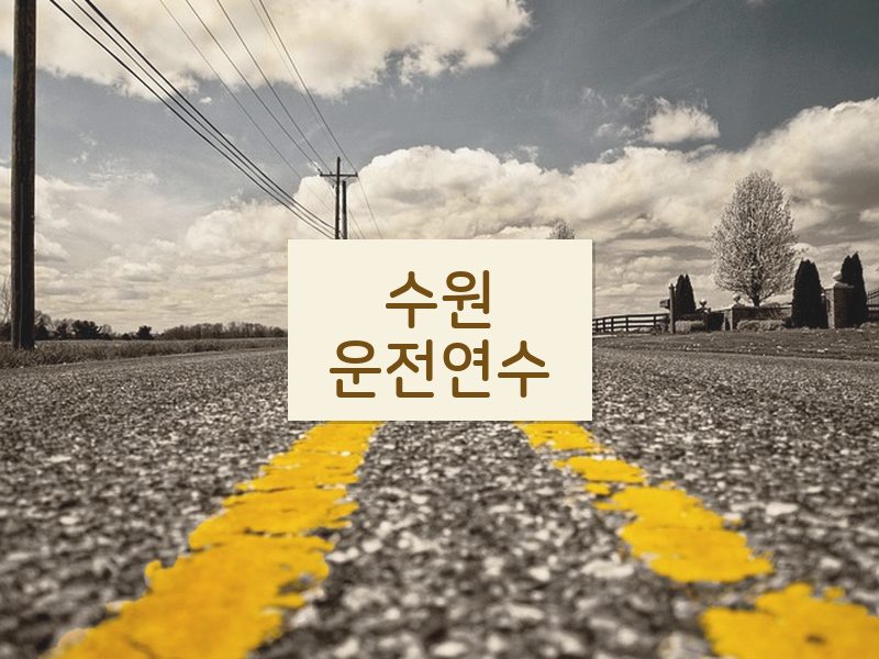 수원운전연수 후기