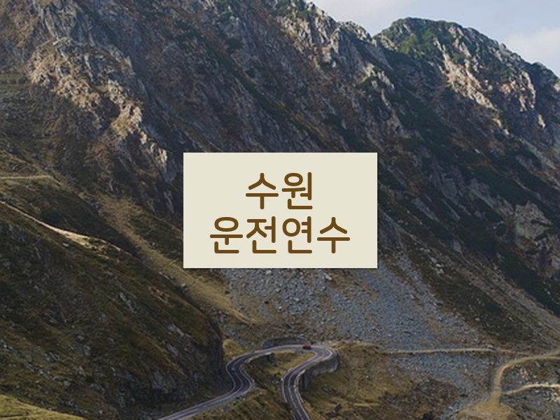 수원운전연수 후기