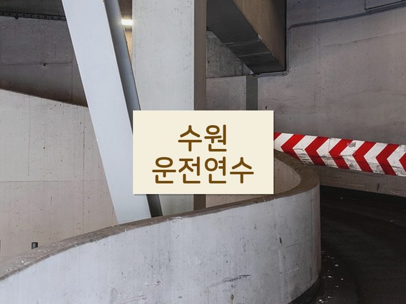 수원운전연수 후기
