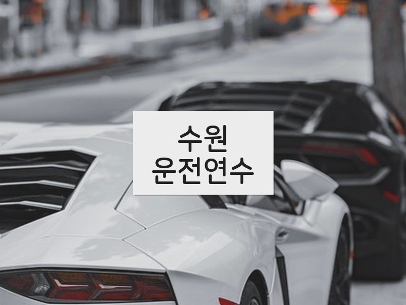 수원운전연수 후기