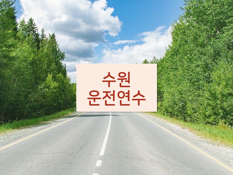 수원운전연수 후기