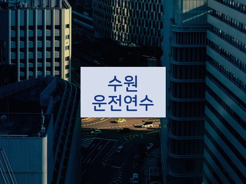 수원운전연수 후기