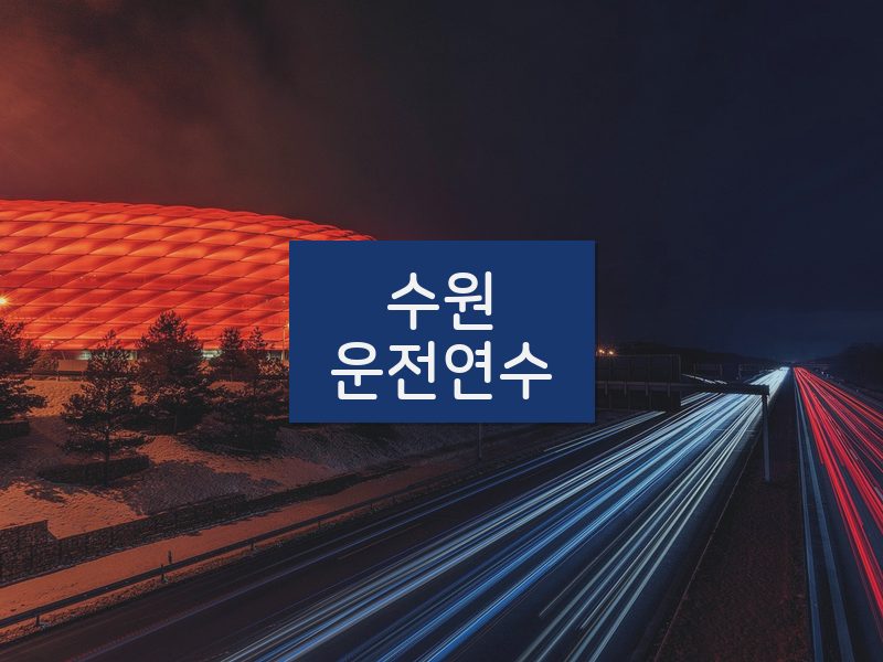수원운전연수 후기