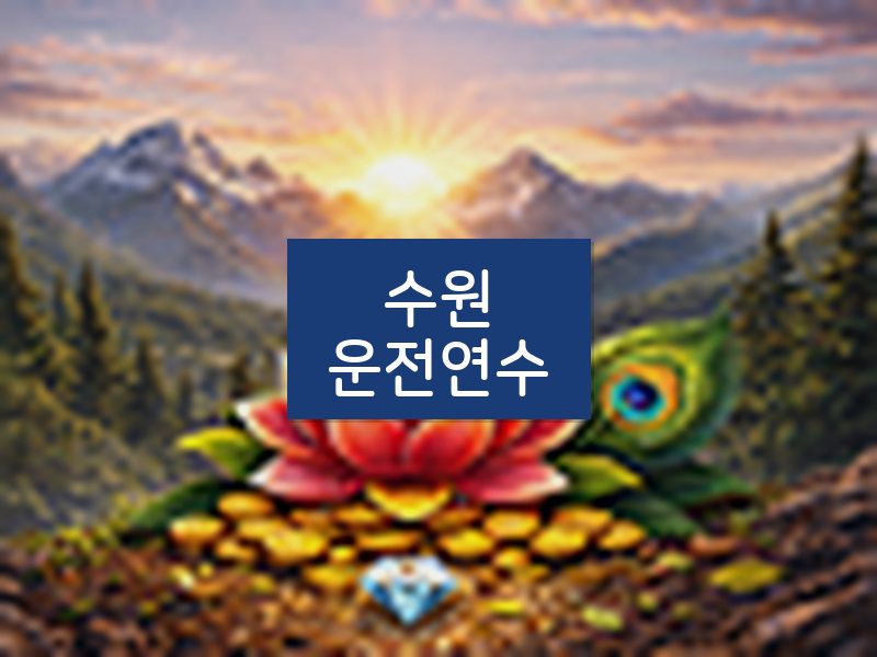 수원운전연수 후기