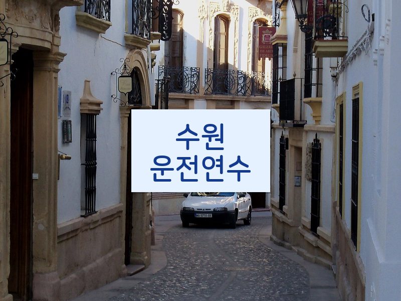 수원운전연수 후기