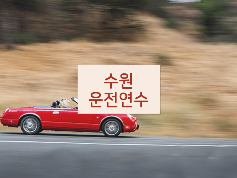 수원운전연수 후기