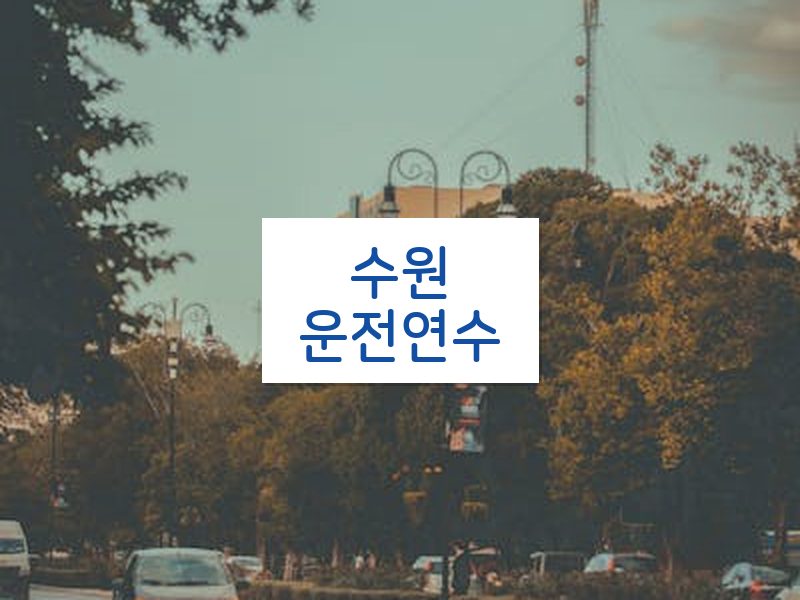 수원운전연수 후기