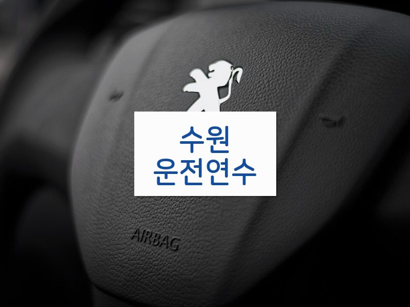 수원운전연수 후기