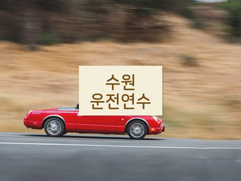 수원운전연수 후기