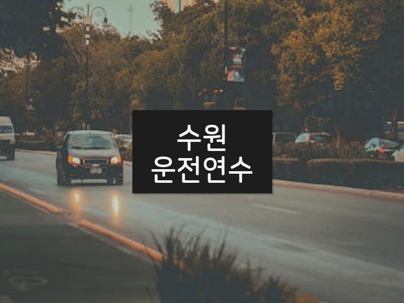 수원운전연수 후기
