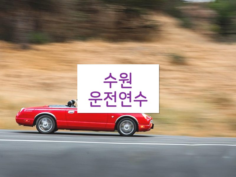 수원운전연수 후기