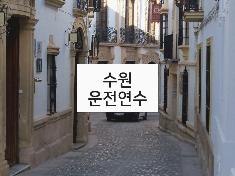 수원운전연수 후기