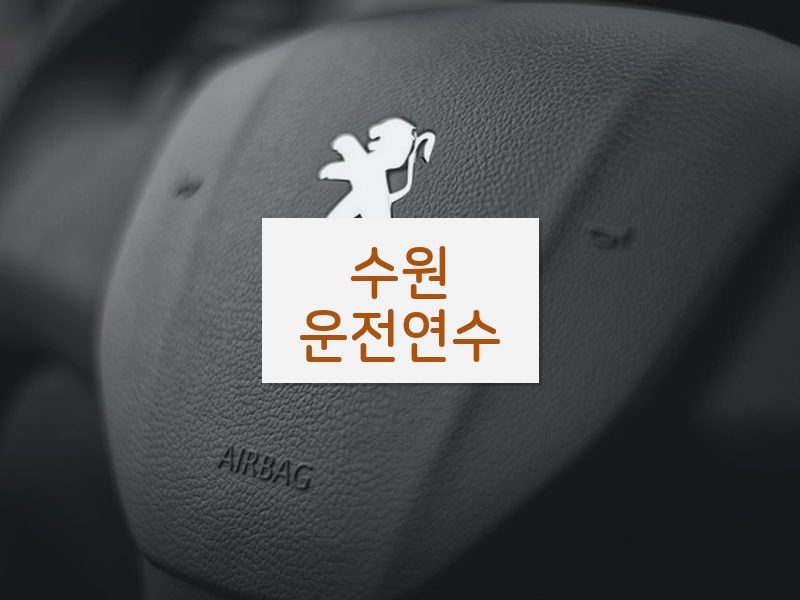 수원운전연수 후기