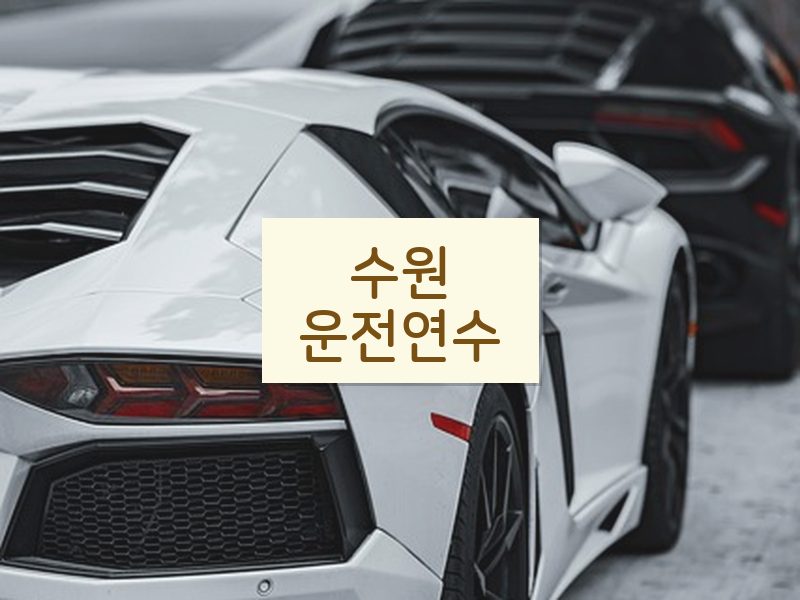 수원운전연수 후기