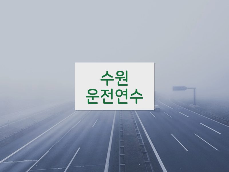 수원운전연수 후기