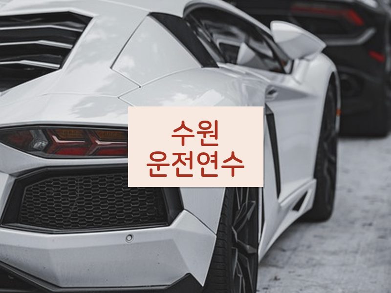 수원운전연수 후기