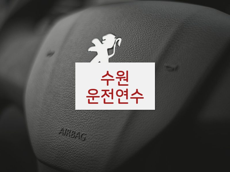 수원운전연수 후기