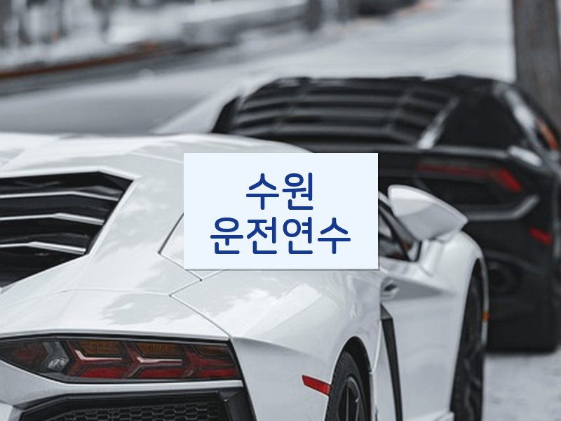 수원운전연수 후기