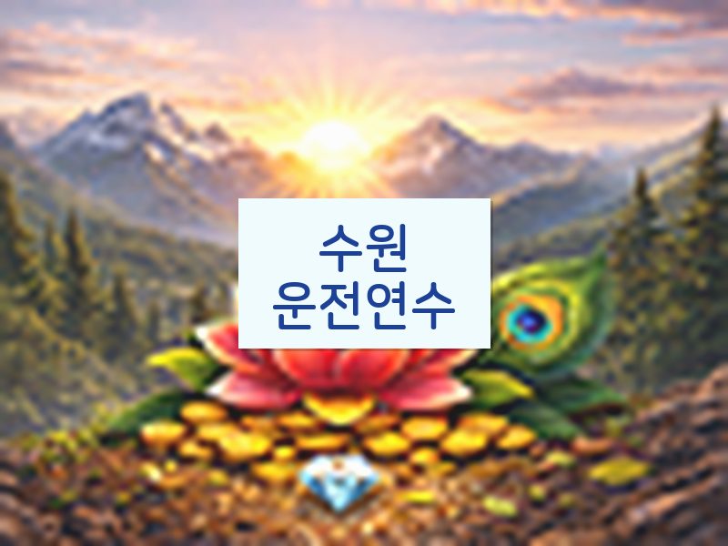 수원운전연수 후기