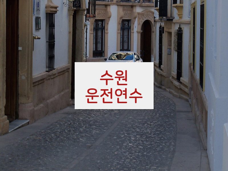 수원운전연수 후기