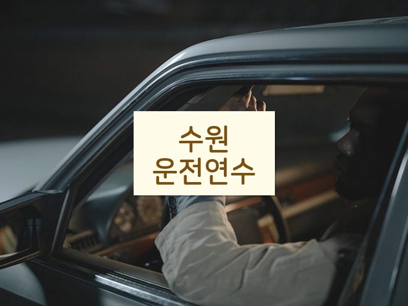 수원운전연수 후기
