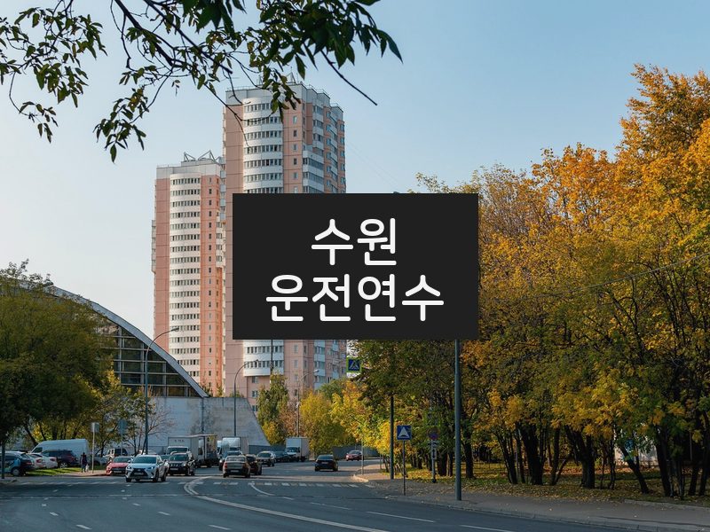 수원운전연수 후기