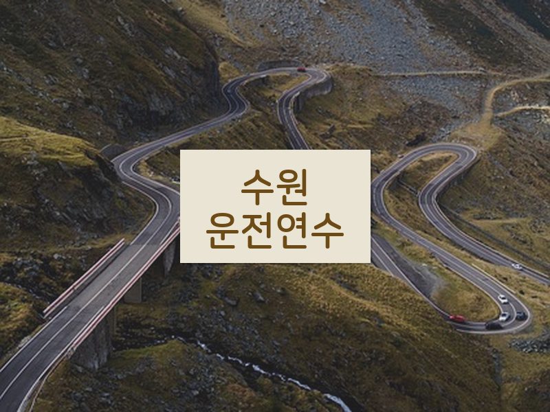 수원운전연수 후기