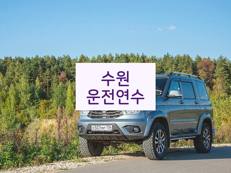 수원운전연수 후기