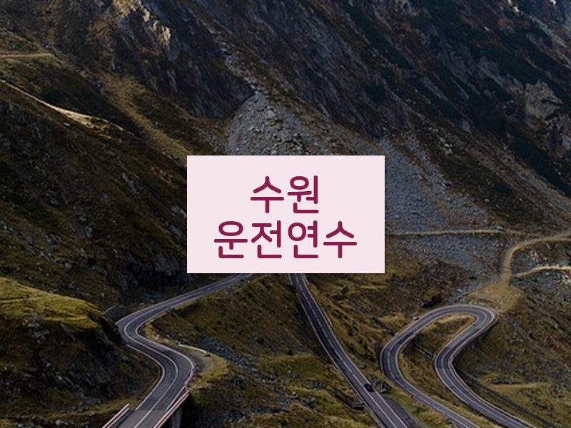 수원운전연수 후기